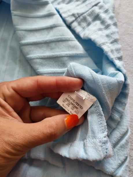 Flísové vrúbkované šaty s crop mikinou, xl
