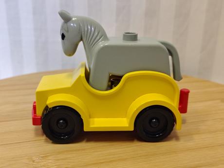 Zberateľský vintage lego duplo valník a koník 1985,