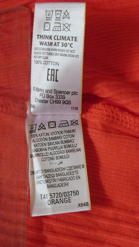 Dámsky sýto ružový bavlnený top, marks & spencer, marks & spencer,xl