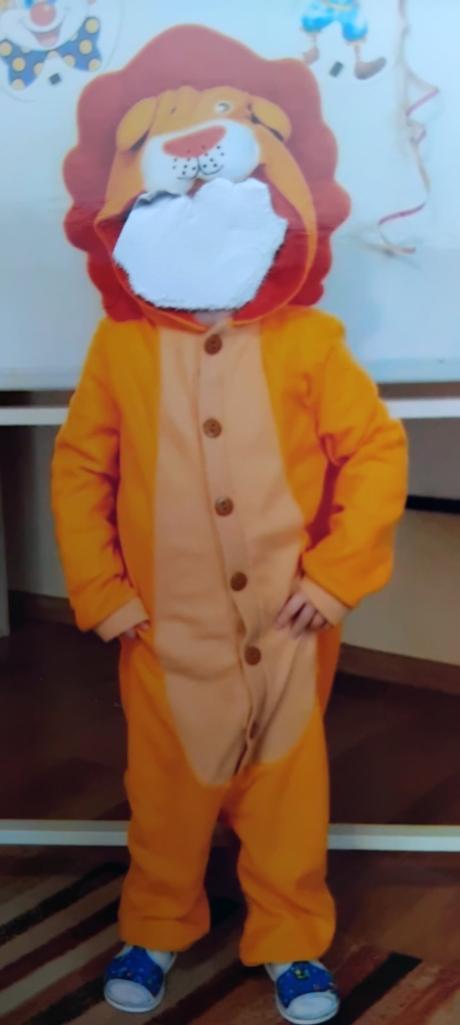 Detská karnevalové maska leva, 