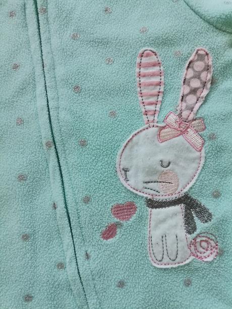 Dievčenský tyrkysovy overal so zajacikom, pepco,62