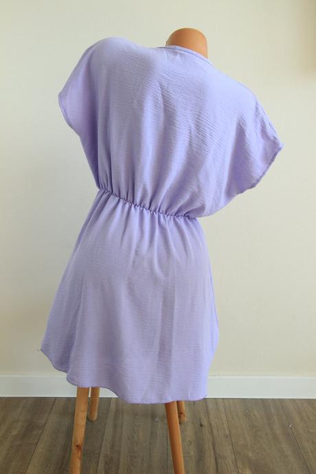 Fialové letné šaty, s/m, s