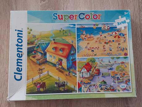 Puzzle 5+ clementoni 3x48, 