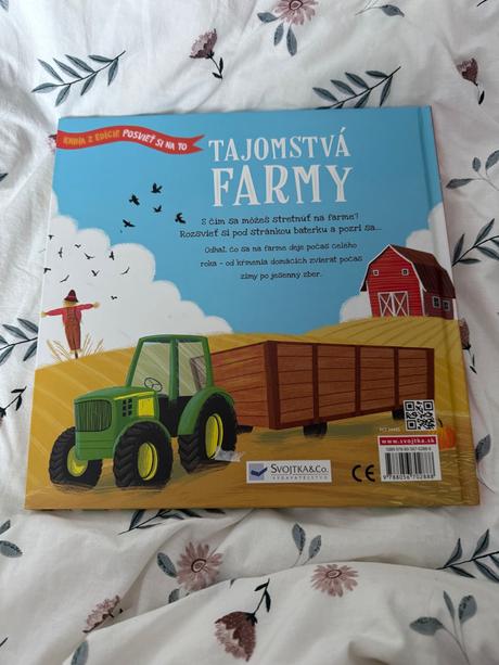 Detská kniha tajomstvá farmy - posvieť si na to, 