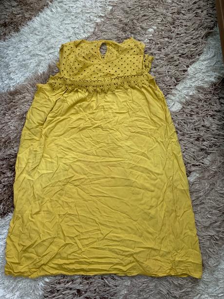 Horčicové letné šaty, 