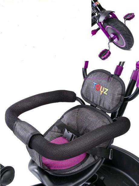 Detská trojkolka s otočným sedadlom,