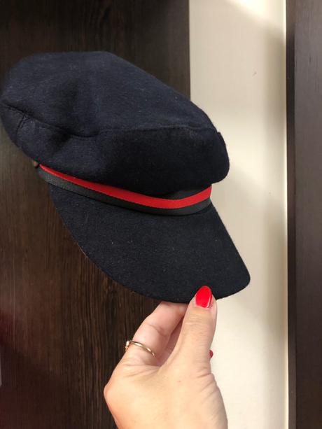 Tmavomodrá teplá bekovka, zara, zara