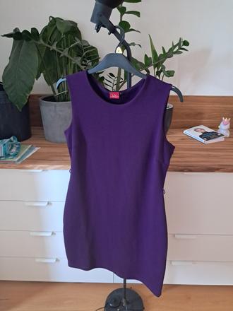 Šaty spoločenské bez rukávov, l