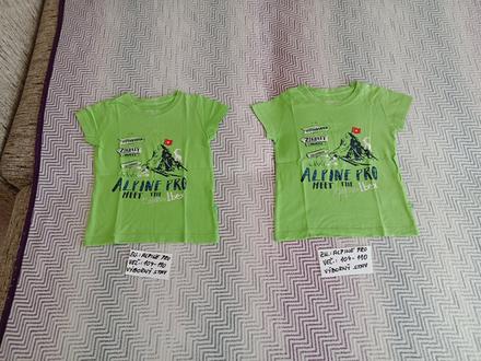 Tričká s krátkym rukávom zn.alpine pro veľ.104-110, 104
