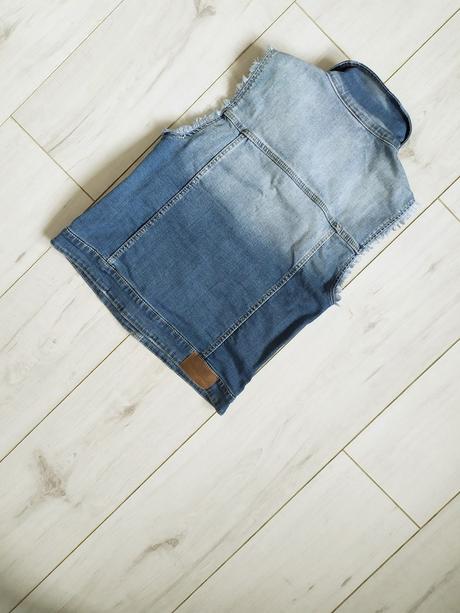 Jeansová vesta zara, zara,164