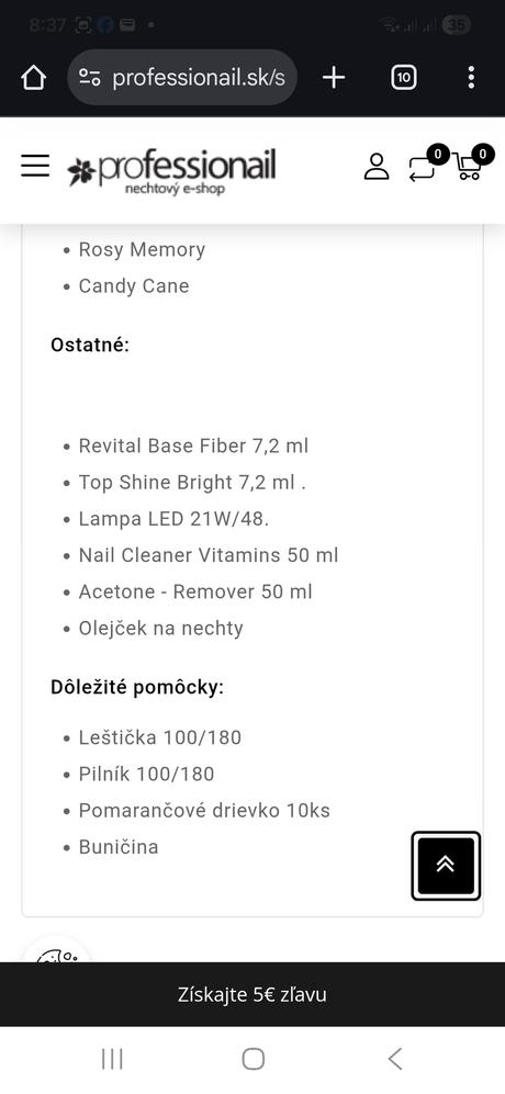 Neonal sada gél lak adorable, 