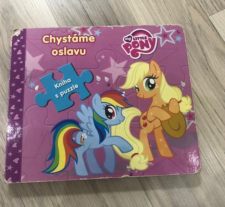 Kniha puzzle my little pony, 