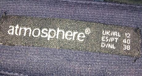 Tmavomodré šaty s kamienkami atmosphere (m), atmosphere,m