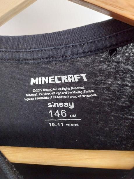 Tricko minecraft, sinsay,140
