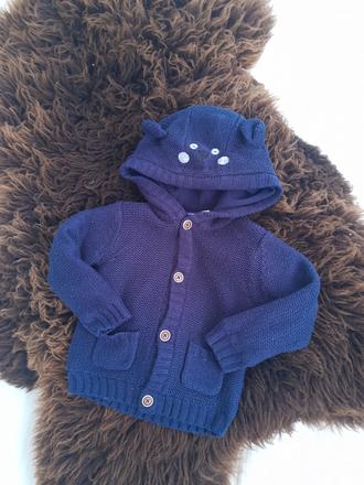 Detská zateplená mikina / svetrík 86/92, lupilu,86