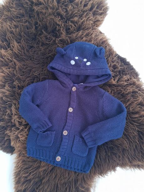 Detská zateplená mikina / svetrík 86/92, lupilu,86