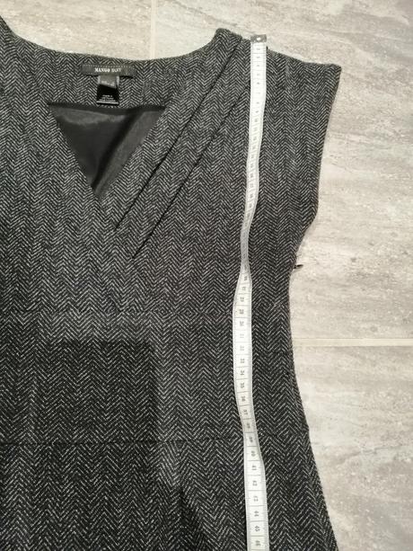 Šaty mango vzor rybia kostra vs, mango,s