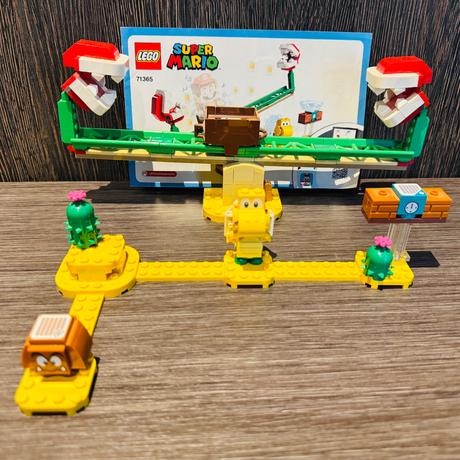 Lego super mario 71365 pretekárska dráha s piraň, 