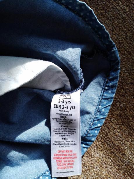 Riflove šaty 104, f&f,104