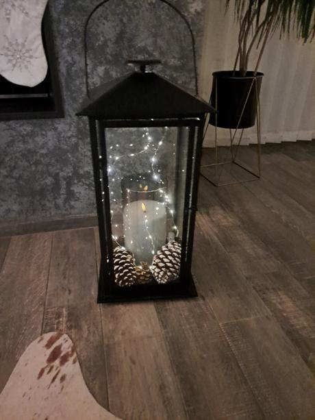 Lampáš + veľká sviečka na baterky, 