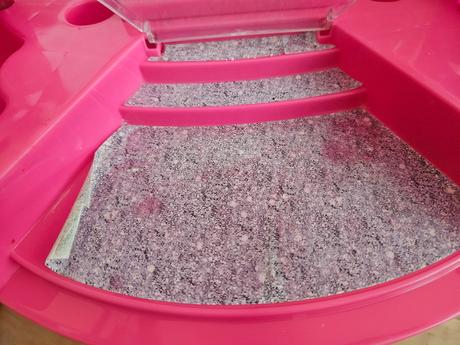 Kozmetický detský stolík barbie, 