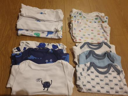 Balíčky bodyčiek s dlhým rukávom, f&f,74