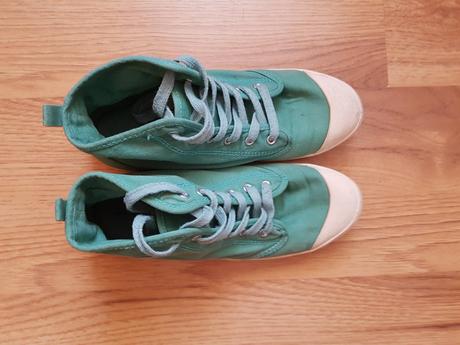 Clenkove tenisky - oceanovo zelena farba, h&m,39