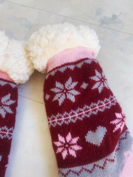 Kožušinové vyššie ponožky 38/39, 38