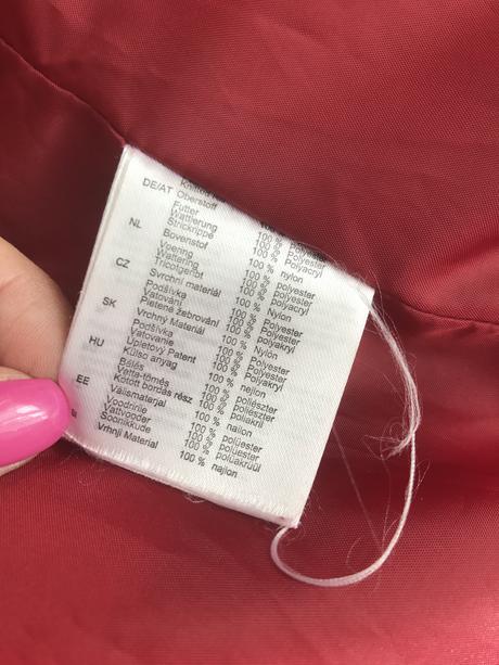 Bordová prešívaná bunda, colours of the world,m