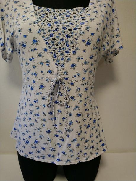 Dámsky elastický top, saloos, s