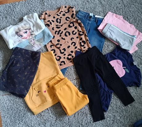 Balík oblečenia 104-110 lindex , h&m, f&f, c&a, 104–116