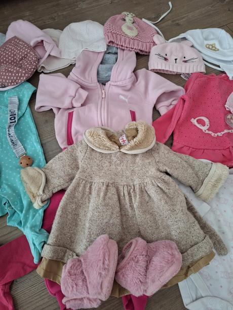 Balík jarneho oblečenia pre dievčatko 0-3 mesiac, 50–62