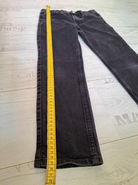 Slimfit denimové rifle, h&m,134