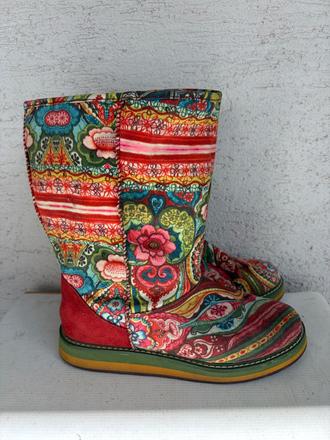 Desigual prekrasne cizmy boho etno hippie, desigual,36