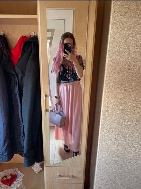 Vyšívaný priesvitný top, xs