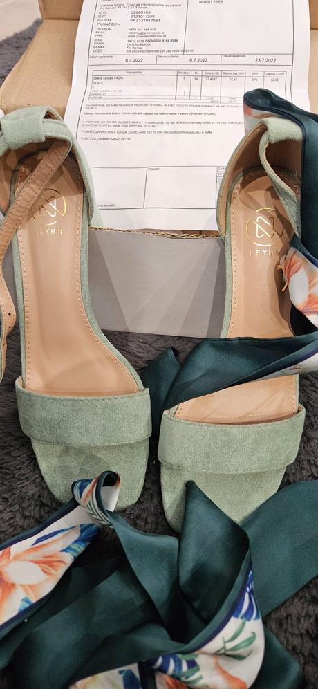Sandálky green apple, 37