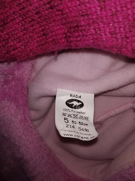 Zimná baranica v.50/52, rada,50