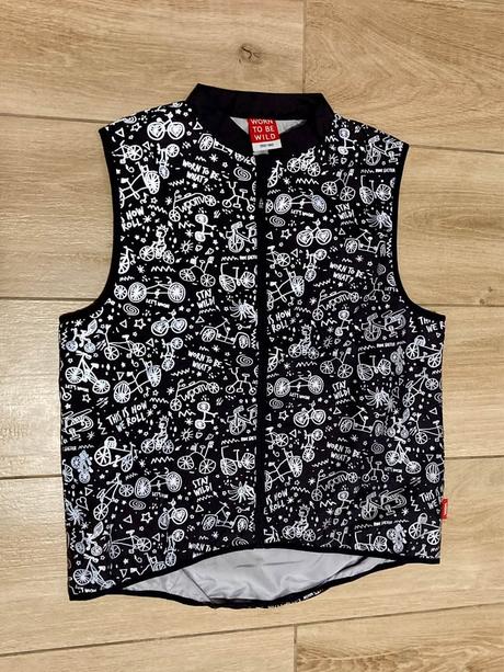 Woom bicyklová reflexná vesta 150 cm, 152