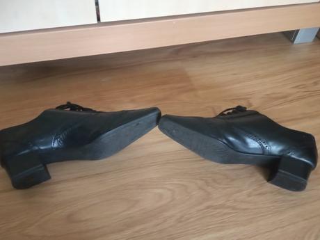 Kožené kotníkové topánky zn.bata a tamaris veľ. 36, 36