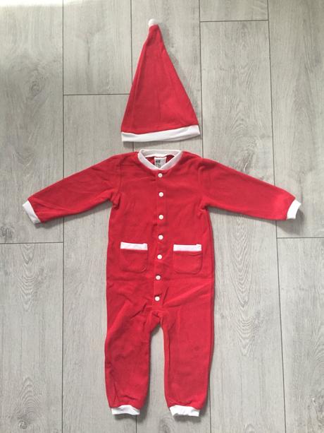 Chlapcensky kostym santa 12-18 mesiacov,