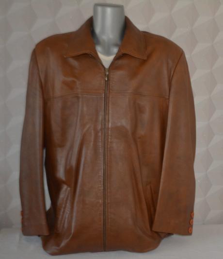 Pánska kožená bunda xxxl, xxxl