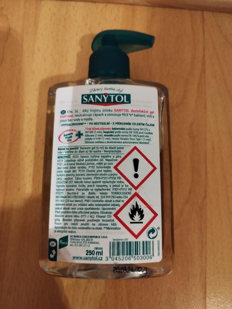 Sanytol dezinfekčný gél, 