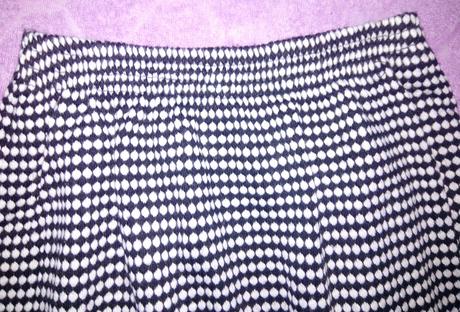 Čiernobiela sukňa, xs