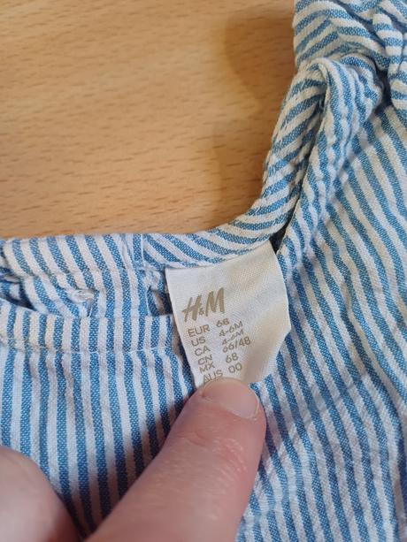 2x krasne letne šaty v.68 / 3-6 mes, h&m,68