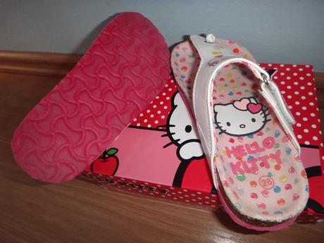 Detské žabky hello kitty, setino,28