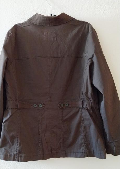 Hnedý jarný/jesenný kabátik, xl