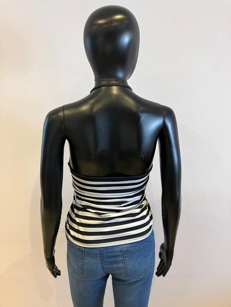 Dámsky pásikavý letný top, m