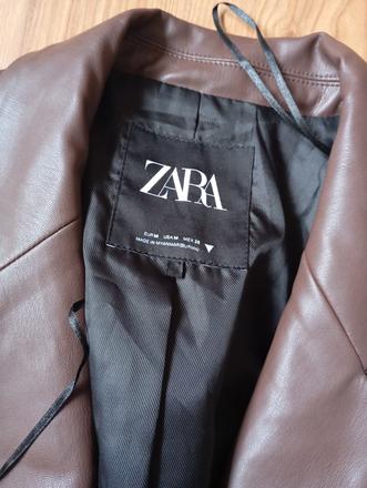Koženkový kabát zara, zara,m