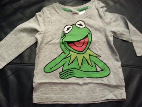 Tričko so žabkou, h&m,68