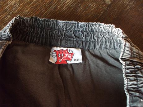 Podšité maskáčové nohavice, kik,140